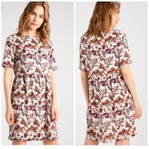Y.A.S Floral Shift Flowy Boho Hippy Vintage Dress